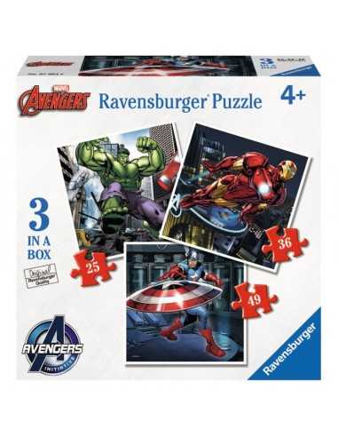 Puzzle 3 in 1 Avengers  RAV07004 Ravensburger | Futurartshop.com