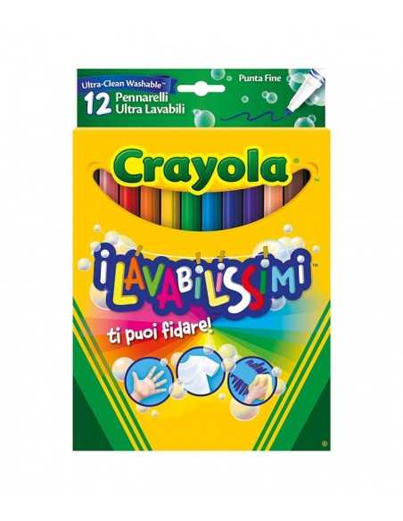 12 pennarelli lavabilissimi punta fine CRA58-8331 Crayola | Futurartshop.com