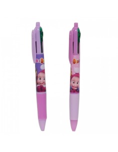 multicolor pen masha and bear 2 colors ACC154461/2 Accademia | Futurartshop.com