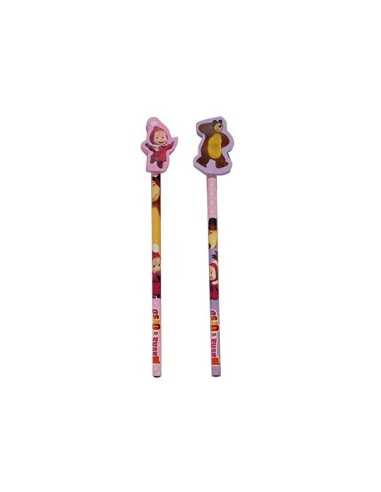 pencil with Eraser masha and bear 2 models ACC154461/1 Accademia | Futurartshop.com