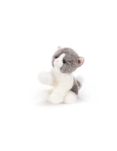 biagio plush white and grey kitten 30 cm P&C15864 Plush e Company | Futurartshop.com