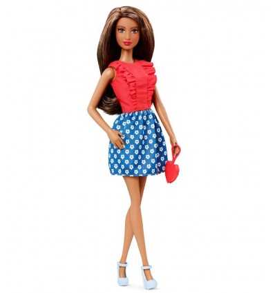 Barbie fashionistas friends dress with blue skirt and white flowers BCN36/CLN68 Mattel- Futurartshop.com
