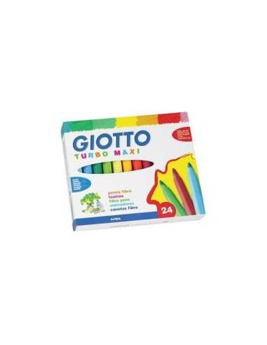 Giotto turbo Maxi 24 pz pennarelli 455000 3204 Fila | Futurartshop.com