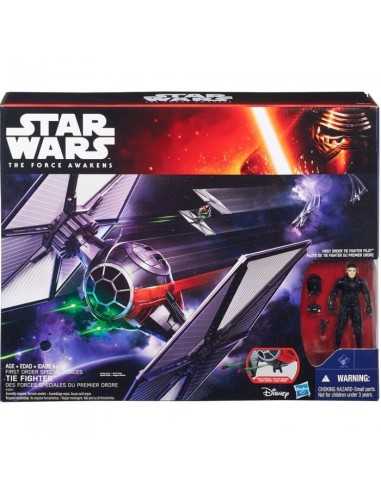 star wars deluxe vehicle tie fighter with character HASB3920EU40 Hasbro | Futurartshop.com