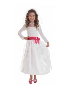 barbie bride costume 5-7 years with veil JOKCA14078V2-M Joker | Futurartshop.com