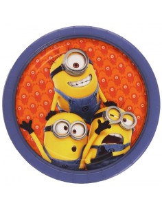 blister 8 minions piatti party 23 centimetri GIO13484 New Bama Party | Futurartshop.com