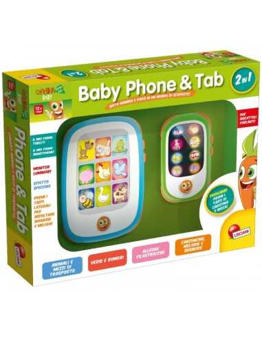 carotina baby laptop 2 in 1 phone e tab BIM51458 Lisciani | Futurartshop.com