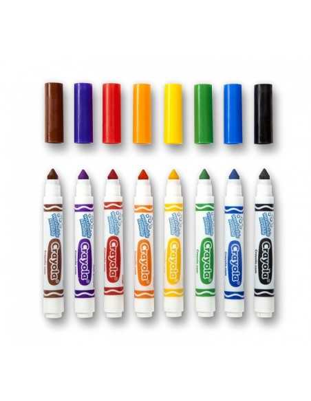 Pack of 8 colors Cucina Francese tip maxi CRA58-8328 Crayola | Futurartshop.com