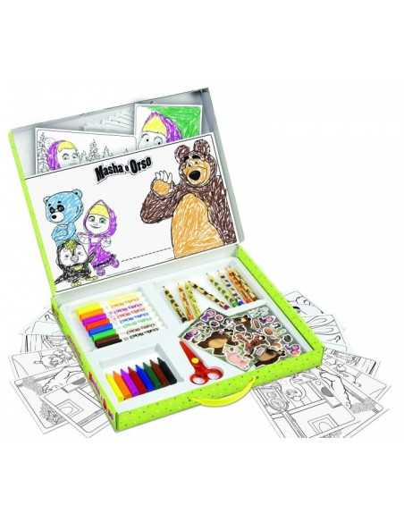 valigetta crea e colora masha e l'orso CRA7475 Crayola | Futurartshop.com