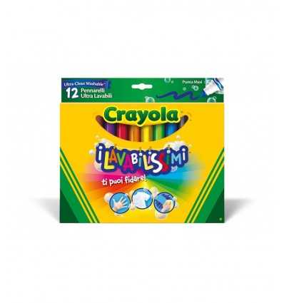 Opakowanie 12 kolorów, włókien lavabilissimi punta-max 58-8329 Crayola- Futurartshop.com