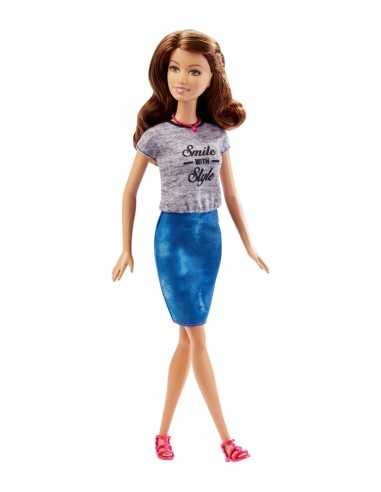 barbie fashionistas friends con abito grigio e blu MATDGY54/DGY58 Mattel | Futurartshop.com