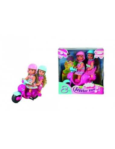 evi love doll 2 girlfriends on the scooter SIM105730485 Simba Toys | Futurartshop.com
