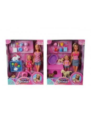 steffi love and evi doll with 2 animal models SIM105732156 Simba Toys | Futurartshop.com