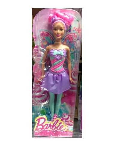 barbie fatina multicolore con capelli rosa MATDHM50/DHM51 Mattel | Futurartshop.com