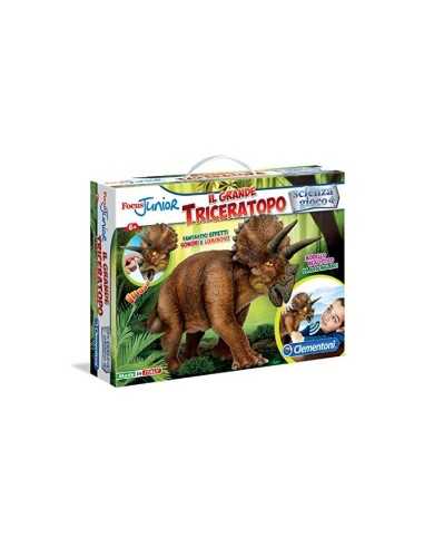 focus junior the great Triceratops CLE13939 Clementoni | Futurartshop.com