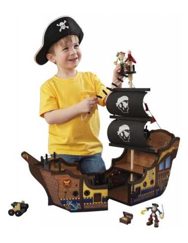 galeone di pirati in legno BIM63262  | Futurartshop.com