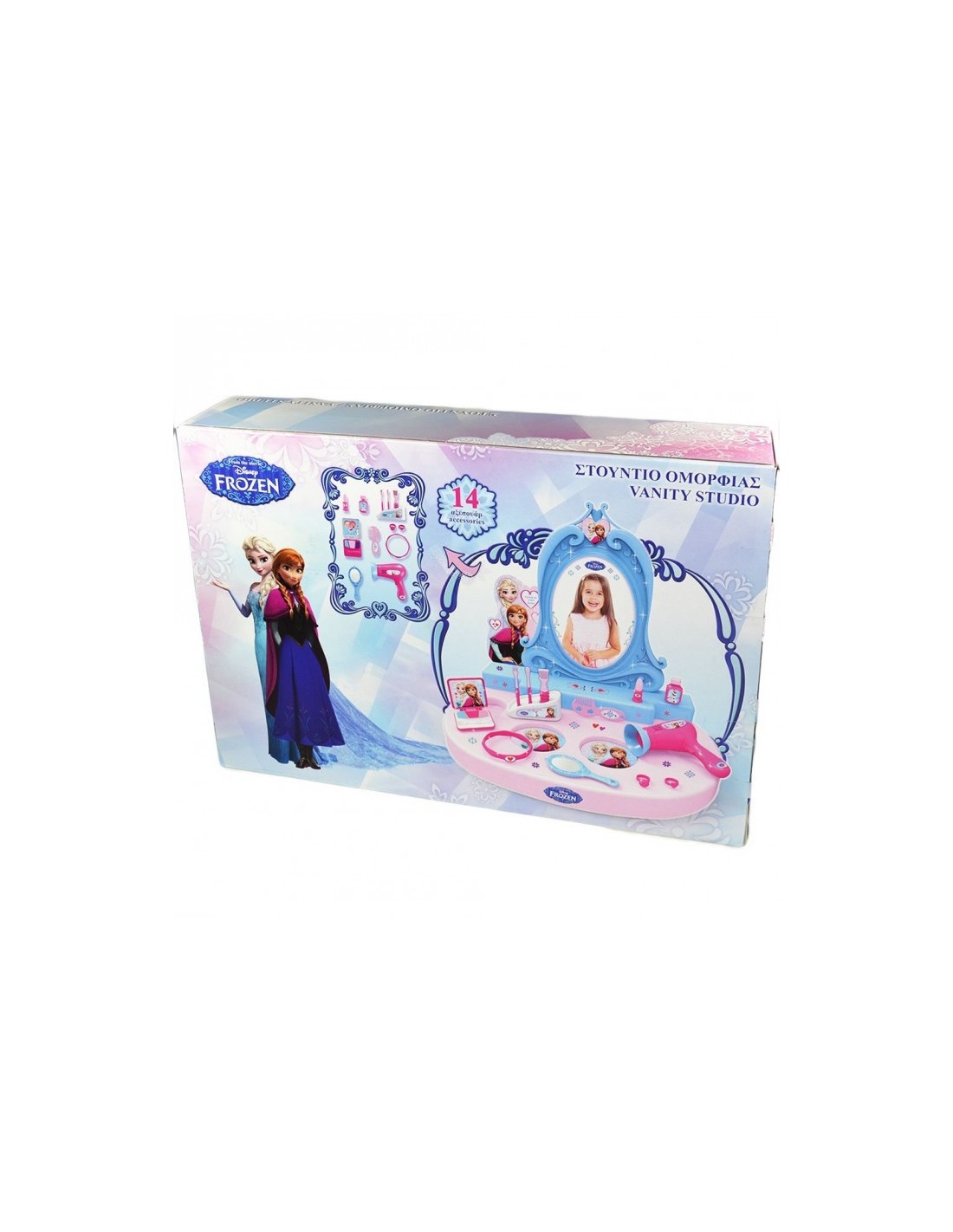frozen specchiera da tavolo con accessori Playset per bambine