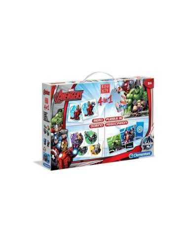 4 in 1 edukit avengers game CLE13077 Clementoni | Futurartshop.com