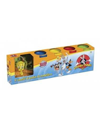 Looney tunes 4 modelling clay jars with cookie cutters MAGGG-76010 Grandi giochi | Futurartshop.com