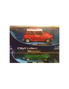 vehicle mini cooper vintage 2 colors NER50613 NewRay | Futurartshop.com