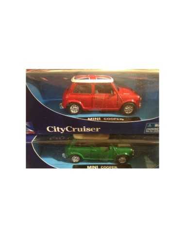 vehicle mini cooper vintage 2 colors NER50613 NewRay | Futurartshop.com