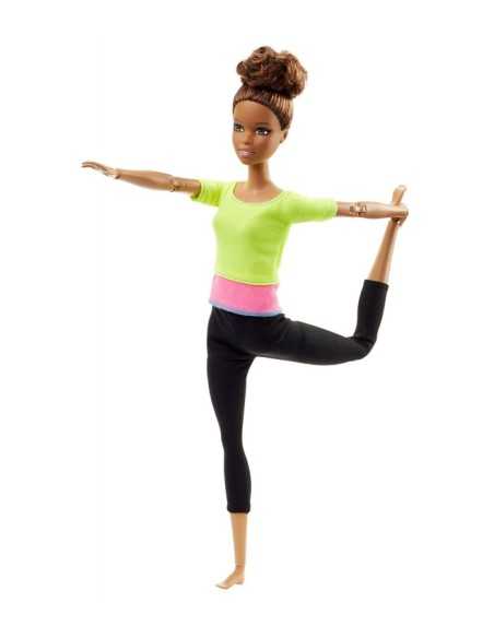 Barbie jointed friends mulatto woman with yellow top MATDHL81/DHL83 Mattel | Futurartshop.com