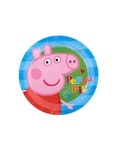 8 Piatti cm 23 Peppa Pig CMG190946 2121576068190 Como Giochi  | Futurartshop.com