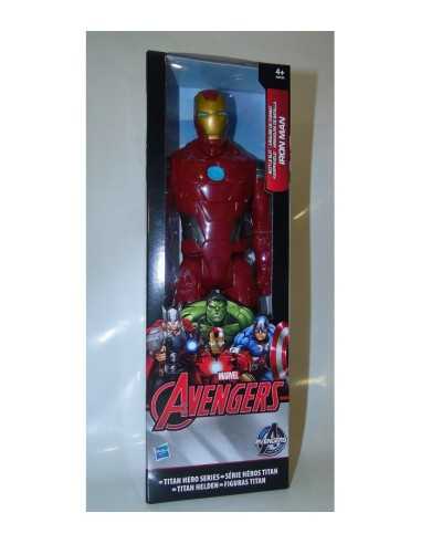 personaggio titan hero iron man con armatura da combattimento HASB0434EU44/B3439 Hasbro | Futurartshop.com