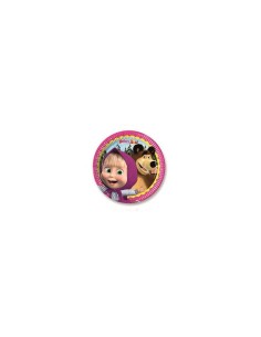 Masha and 8 bear 20 cm party dishes GPS86512 New Bama Party | Futurartshop.com