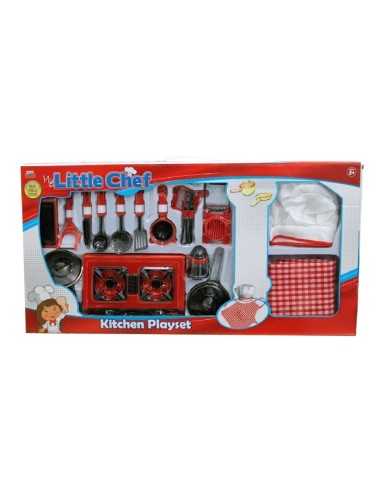 set cucina 17 pezzi con cappello chef e accessori MAG399133 Grandi giochi | Futurartshop.com