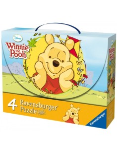 valigetta 4 puzzle winnie the pooh 2033684535283 Ravensburger | Futurartshop.com
