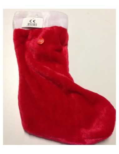 35 cm red stocking with music DEG0001134  | Futurartshop.com