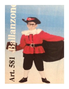 costume ballanzone 5-6 anni 166146 Nuova Rio | Futurartshop.com