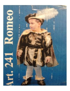 romeo costume size 5-6 years 131267 Nuova Rio | Futurartshop.com