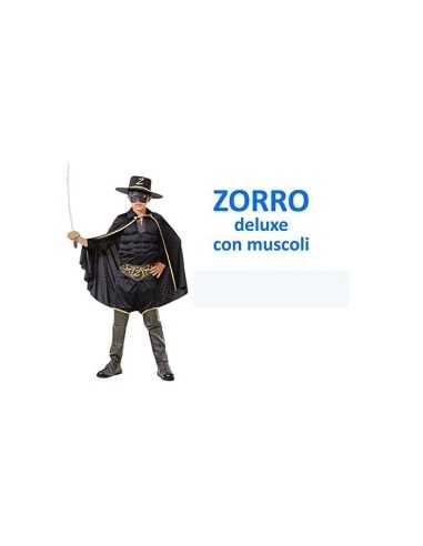 Carnival costume zorro deluxe 8-10 years MAG375403 Grandi giochi | Futurartshop.com
