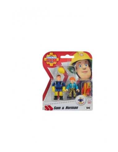 Fireman Sam blister with two characters sam and norman GIONCR18233/2 Gig | Futurartshop.com