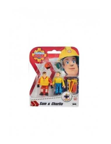 Sam il pompiere blister con due personaggi sam e charlie GIONCR18233/1 Gig | Futurartshop.com