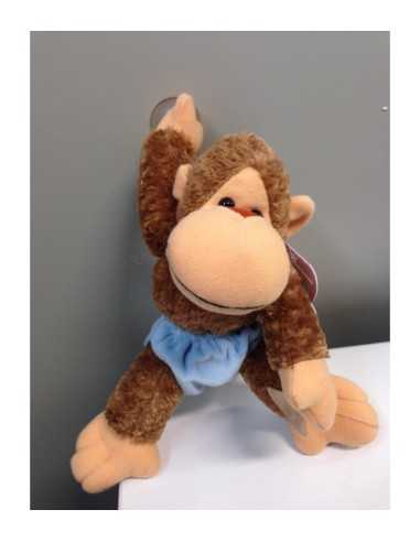 Blue monkey soft toy 20 cm 0003790  | Futurartshop.com
