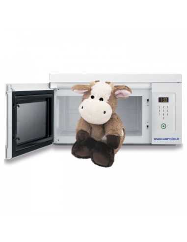 Peluche termico mucca estraibile TOY465150 Warmies | Futurartshop.com