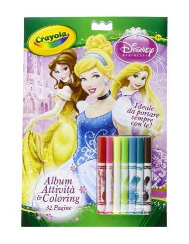 disney princesses coloring activities album CRA5807 Crayola | Futurartshop.com