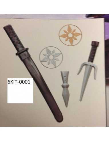 Blister kit ninja 5 pezzi PEG6KIT-0001 Pegasus | Futurartshop.com