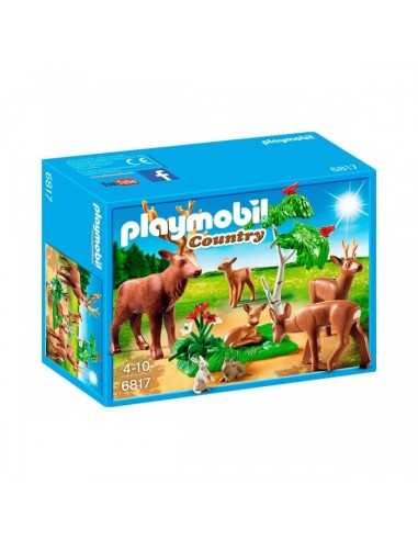 playmobil branco di cervi con cuccioli e leprotti PLA6817 Playmobil | Futurartshop.com