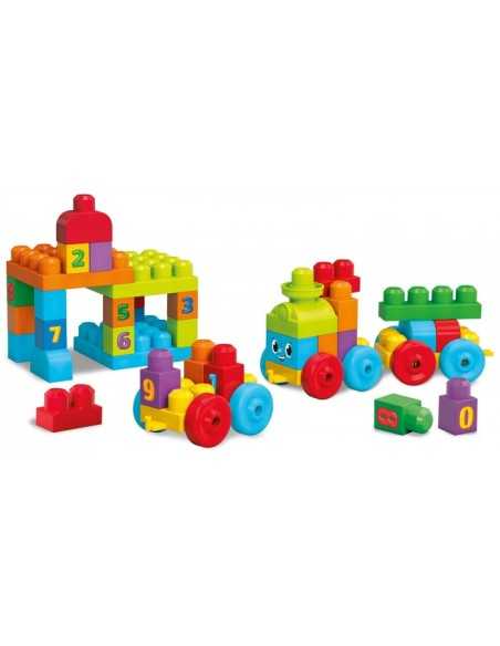 Learn with the mega bloks construction train MATDKX60-0 Mattel | Futurartshop.com