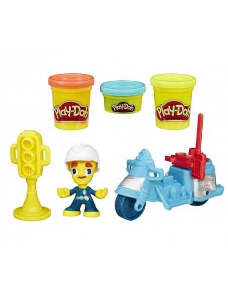 Play Doh Town mini motorcycle police vehicles HASB5959EU40/B5975 Hasbro | Futurartshop.com