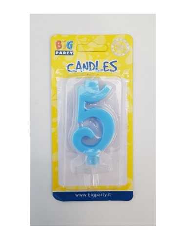 Candle celestial number 5 34879 New Bama Party | Futurartshop.com