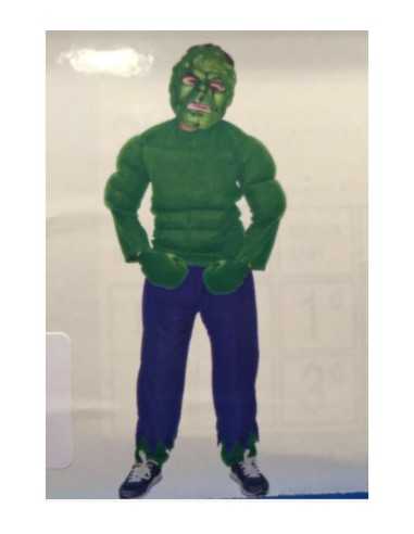Green hulk costume 10-11 years TOY1682  | Futurartshop.com