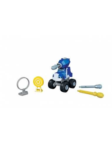 vehicle blaze with mega blue Cannon MATCGK18/CGK20 Mattel | Futurartshop.com