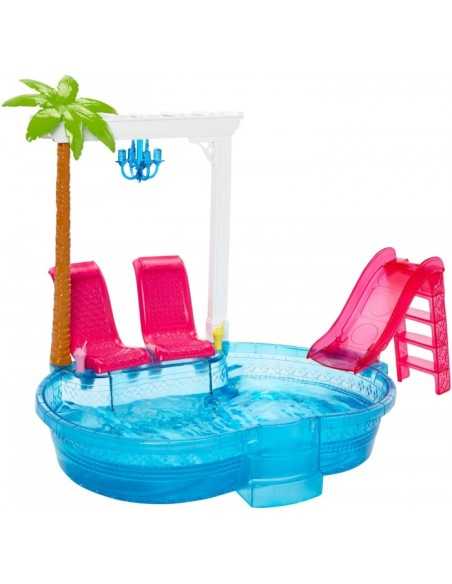 Barbie glam pool with accessories  MATDGW22-0 Mattel | Futurartshop.com