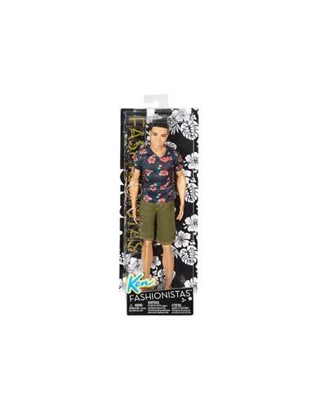 Ken fashionistas with bermuda and floral shirt MATDGY66/DGY68 Mattel | Futurartshop.com