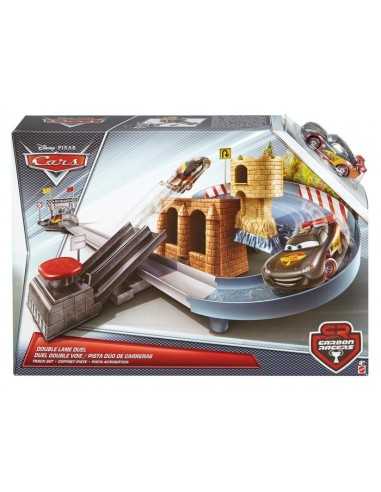 cars pista doppia corsia con veicolo MATDHN32-0 Mattel | Futurartshop.com